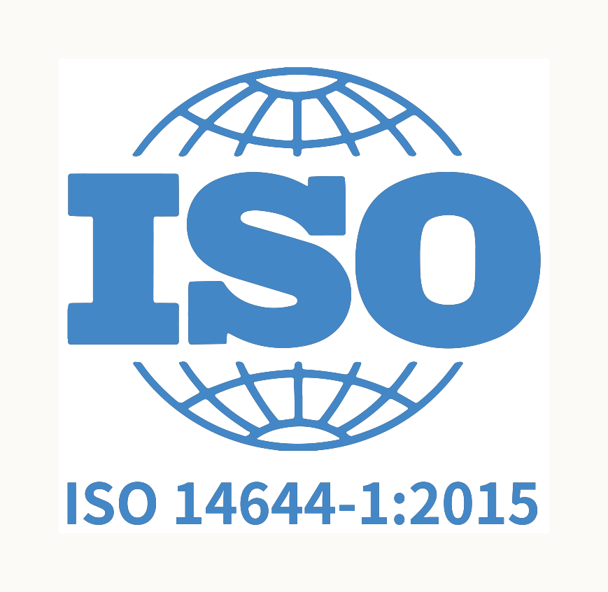 ISO 14644-1:2015 mark